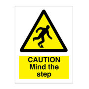 Mind The Step Sign